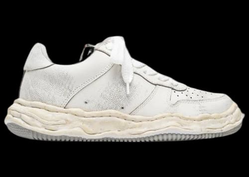 Maison Mihara Yasuhiro Wayne OG Sole Shrink Leather Low White