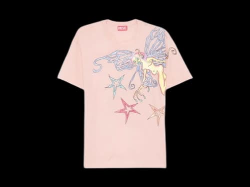 Diesel T-Buxt-Q T-shirt Mauve
