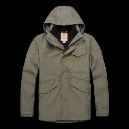 Timberland Solid Color Stay Warm Jacket Gray Green