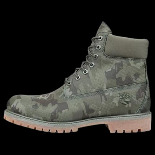Timberland 6 Inch Premium Waterproof Boots 'Green Camouflage'