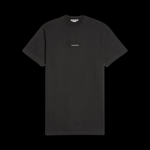 Acne Studios Logo T-Shirt Dress 'Black'