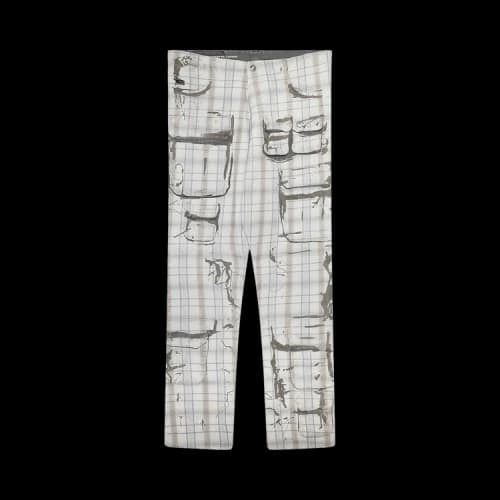 Diesel Peel Off Denim Pants 'White'