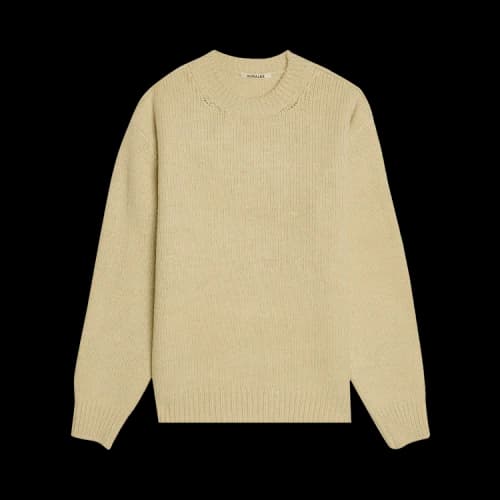 Auralee Silk Wool Knit 'Mix Peach'