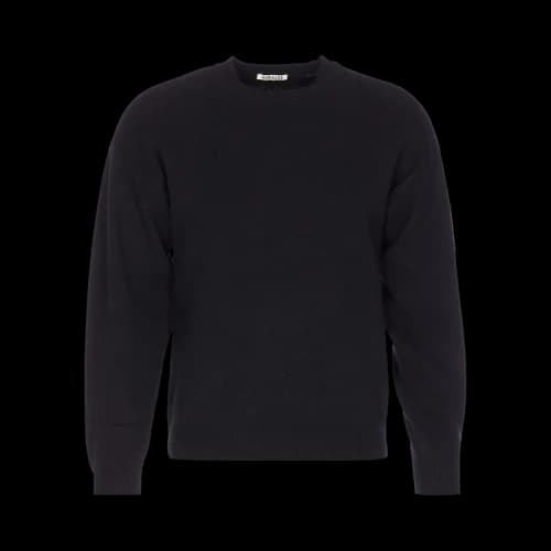 Auralee Baby Cashmere Knitwear Top 'Black'