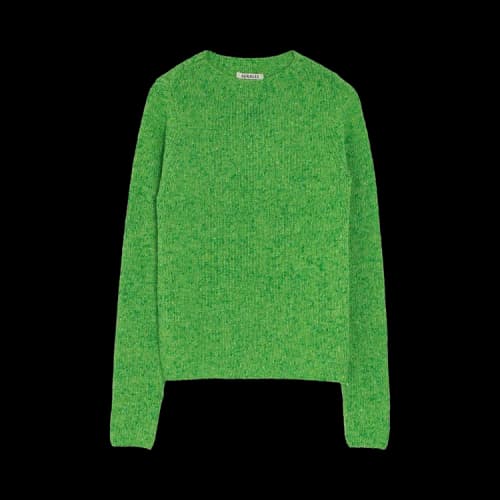 Auralee Cashmere Melange Knitwear 'Green'