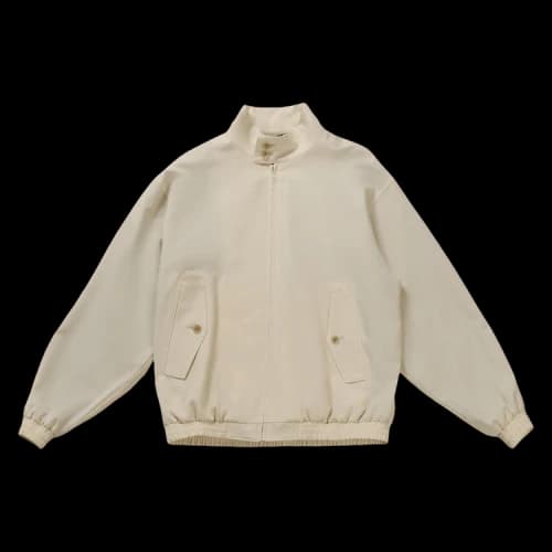 Auralee Super Fine Tropical Wool Zip Blouson 'Ivory'