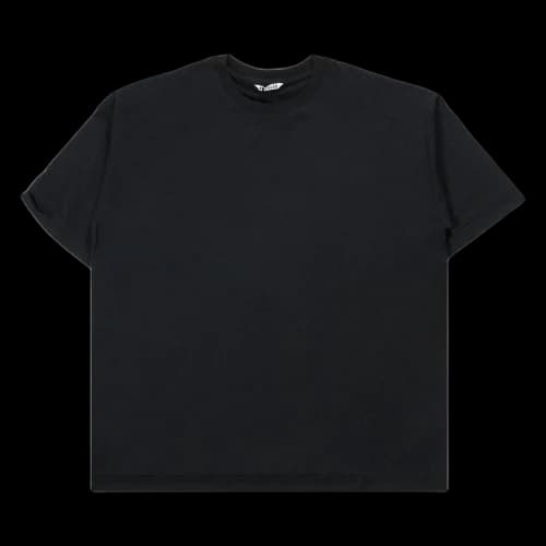 Auralee Super Soft Wool Jersey T-Shirt 'Black'