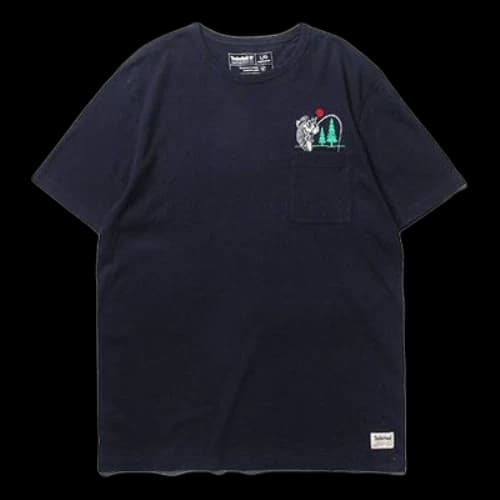 TimberlandSS20 Printing Short Sleeve Black