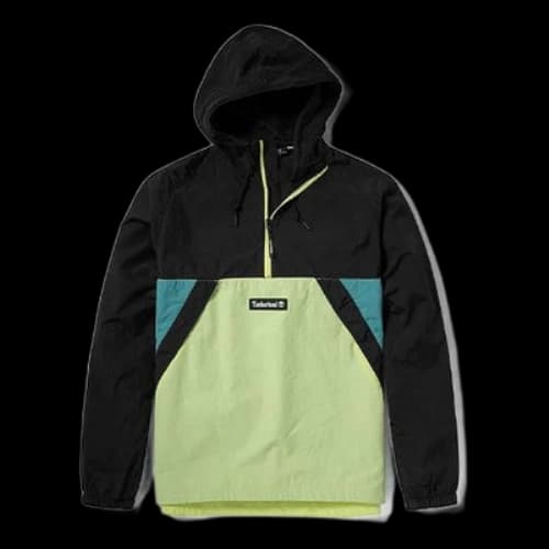 Timberland Pullover Windbreaker Jacket 'Black Green'