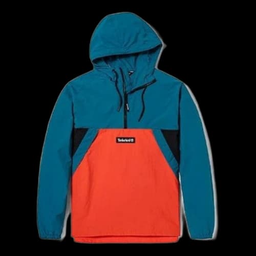 Timberland Pullover Windbreaker Jacket 'Blue Orange'