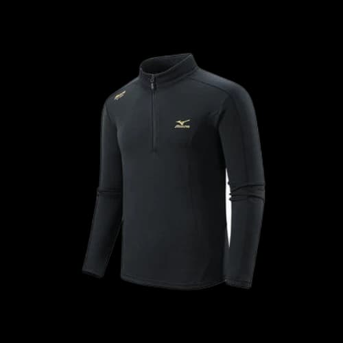 Mizuno Hybrid Long Sleeve T-Shirt 'Black'