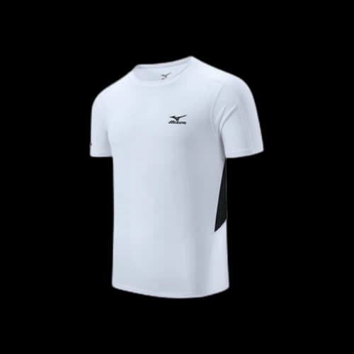 Mizuno Logo Sport T-Shirt 'White Black'