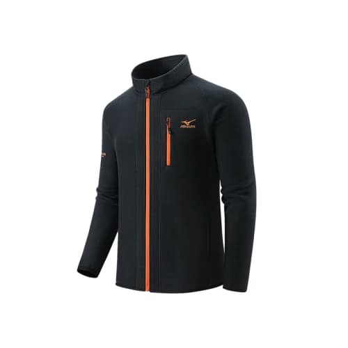 Mizuno Sport Jacket 'Black Orange'