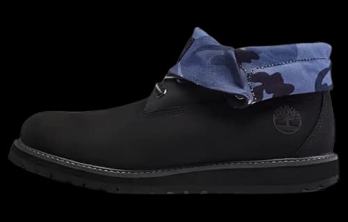 Timberland Roll Top Boots Basic 'Black Blue Camouflage'