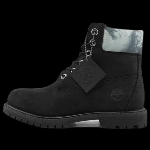 Timberland Premium 6-inch Waterproof Wide-Fit Boot 'Black Nubuck'