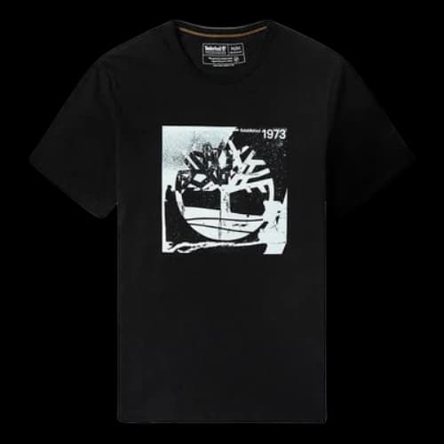 Timberland Causual Round Collar Printing Male Black