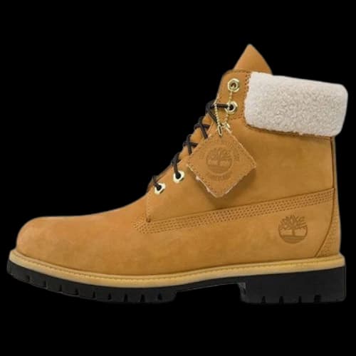 Timberland 6 Inch Premium Shearling Boots 'Wheat Nubuck' (Women's)