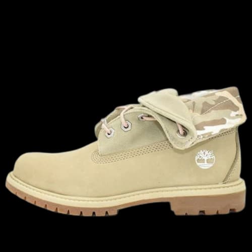 Timberland Roll Top Boots Basic 'Green and Light Green Camouflage' (Women's)