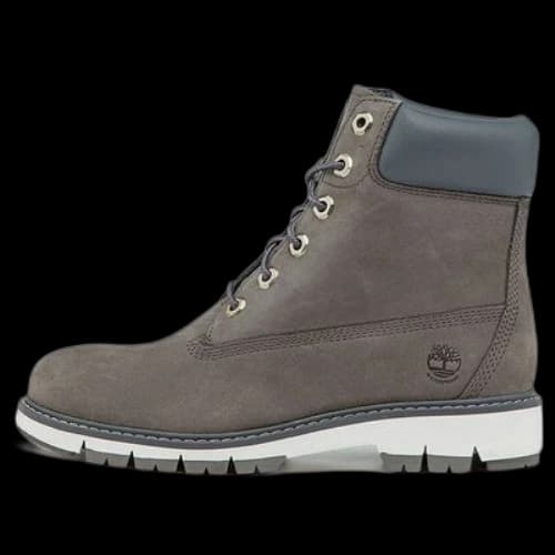 Timberland Lucia Way 6 Inch Waterproof Wide Fit Boots 'Medium Grey Nubuck' (Women's)