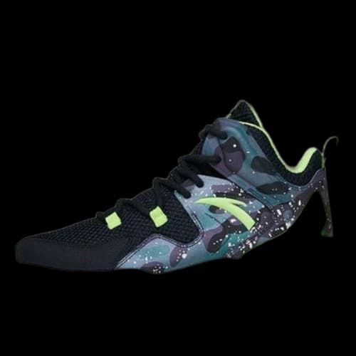 (GS) ANTA Basketball Series Sneakers High 'Black Neon Green'