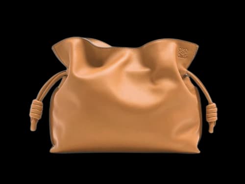 LOEWE Flamenco Clutch in Nappa Calfskin Warm Desert