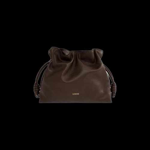 Loewe Medium Flamenco Clutch 'Chocolate'