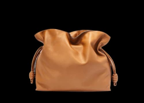 LOEWE Large Flamenco Clutch In Nappa Calfskin Warm Desert
