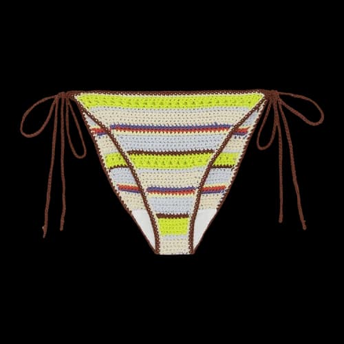 Ganni Crochet String Bikini Briefs 'Multicolour'
