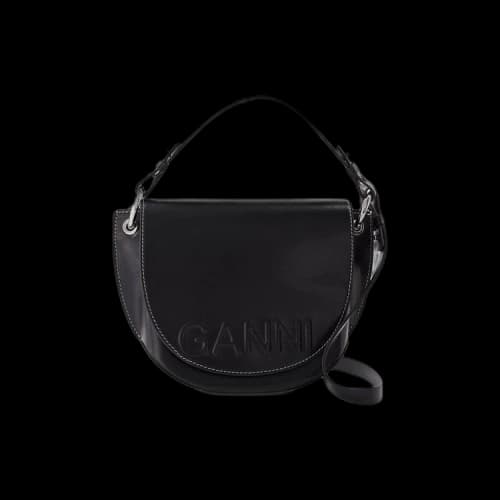 GANNI Banner Nano Saddle Bag 'Black'