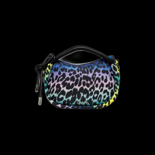 GANNI Knot Mini Bag Multicolor Leopard 'Multicolor'