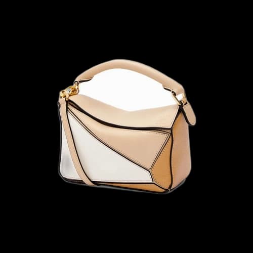 Loewe Puzzle Mini Bag 'Dusty Beige/Soft White'