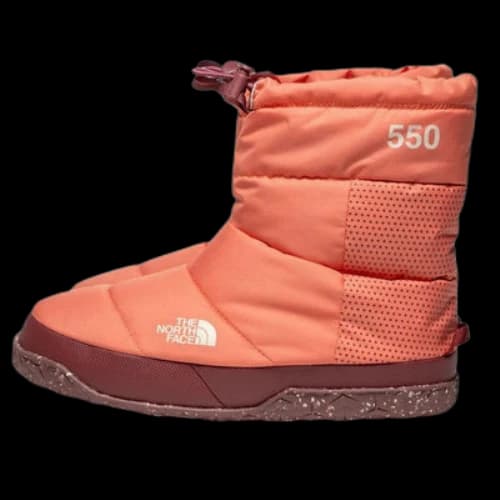 THE NORTH FACE Nuptse Apres Booties 'Coral Sunrise Wild Ginger' (Women's)