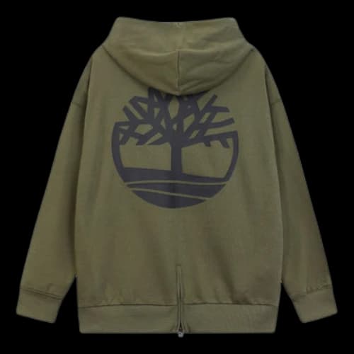 Timberland Tree Logo Hoodie 'Olive Green'