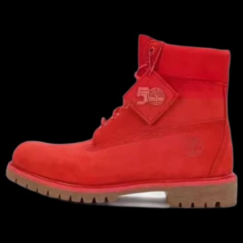 Timberland 50th Anniversary Edition Premium 6 Inch Waterproof Boot 'Medium Red Nubuck'