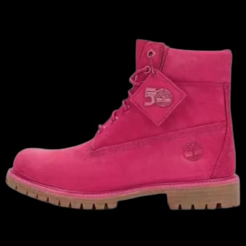 Timberland 50th Anniversary Edition Premium 6 Inch Waterproof Boot 'Dark Pink Nubuck'