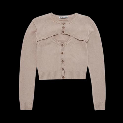 Acne Studios Tank Top Cardigan 'Sand Beige'