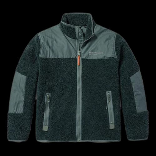 TimberlandEarthkeepers by Raeburn High-Pile Wool Fleece Jacket 'Balsam Green'