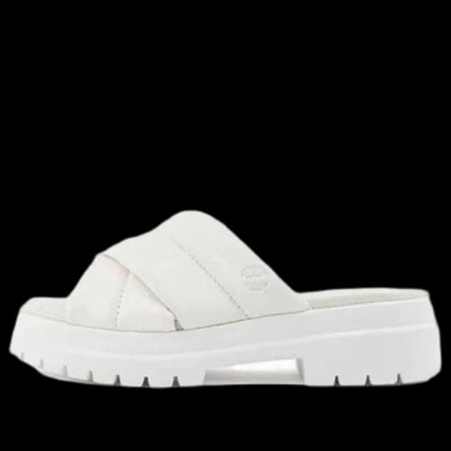 Timberland London Vibe Slides 'White Full Grain' (Women's)