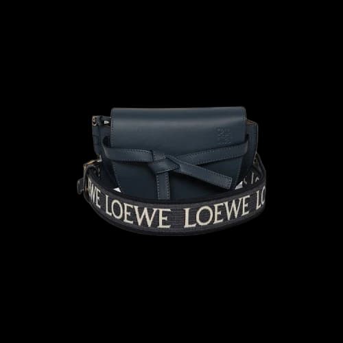 Loewe Gate Dual Mini Bag 'Onyx Blue'