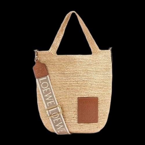 LOEWE Mini Slit Bag Raffia