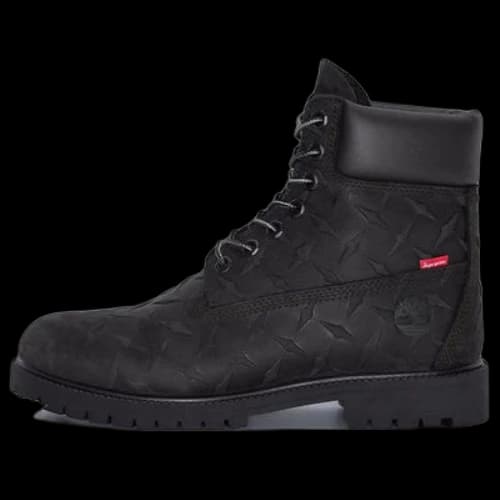 Timberland x Supreme Heritage Lace Up 6 Inch Boots 'Black Nubuck'