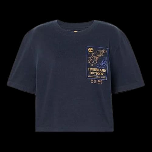 Timberland Cropped T-Shirt 'Navy' (Women's)
