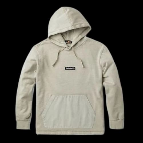 Timberland Mixed Media Garment Dye Hoodie 'Island Fossil'
