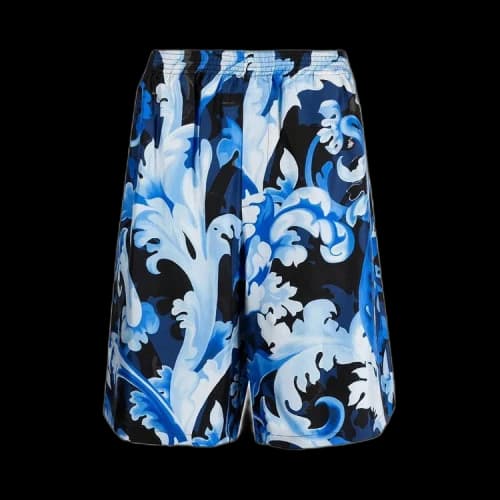 Versace Baroque Print Shorts 'Blue'