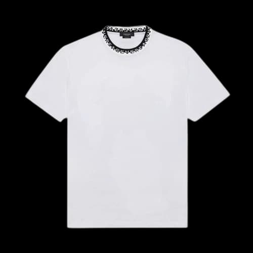 Versace Logo Collar T-Shirt 'Optical White'