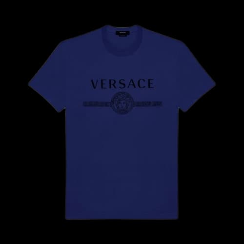 Versace Medusa Logo T-Shirt 'Blue'