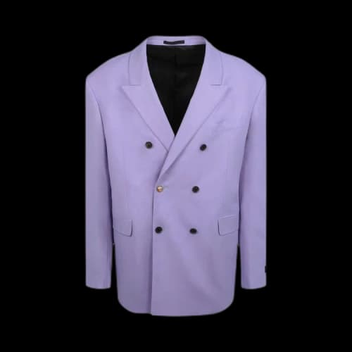 Versace Double Breasted Blazer 'Purple'