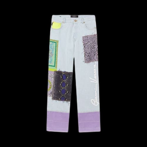 Versace Patchwork Jeans 'Multicolor'