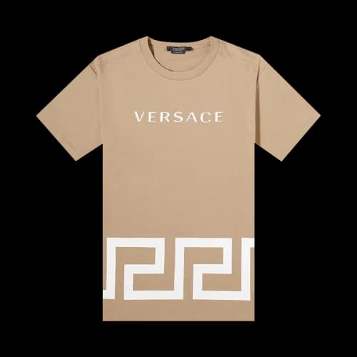 Versace Greca T-Shirt 'Beige'