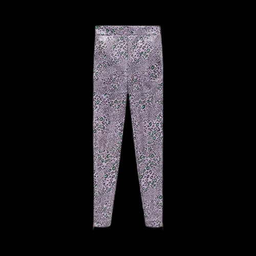 Versace Leopard Print Leggings 'Lilac'
